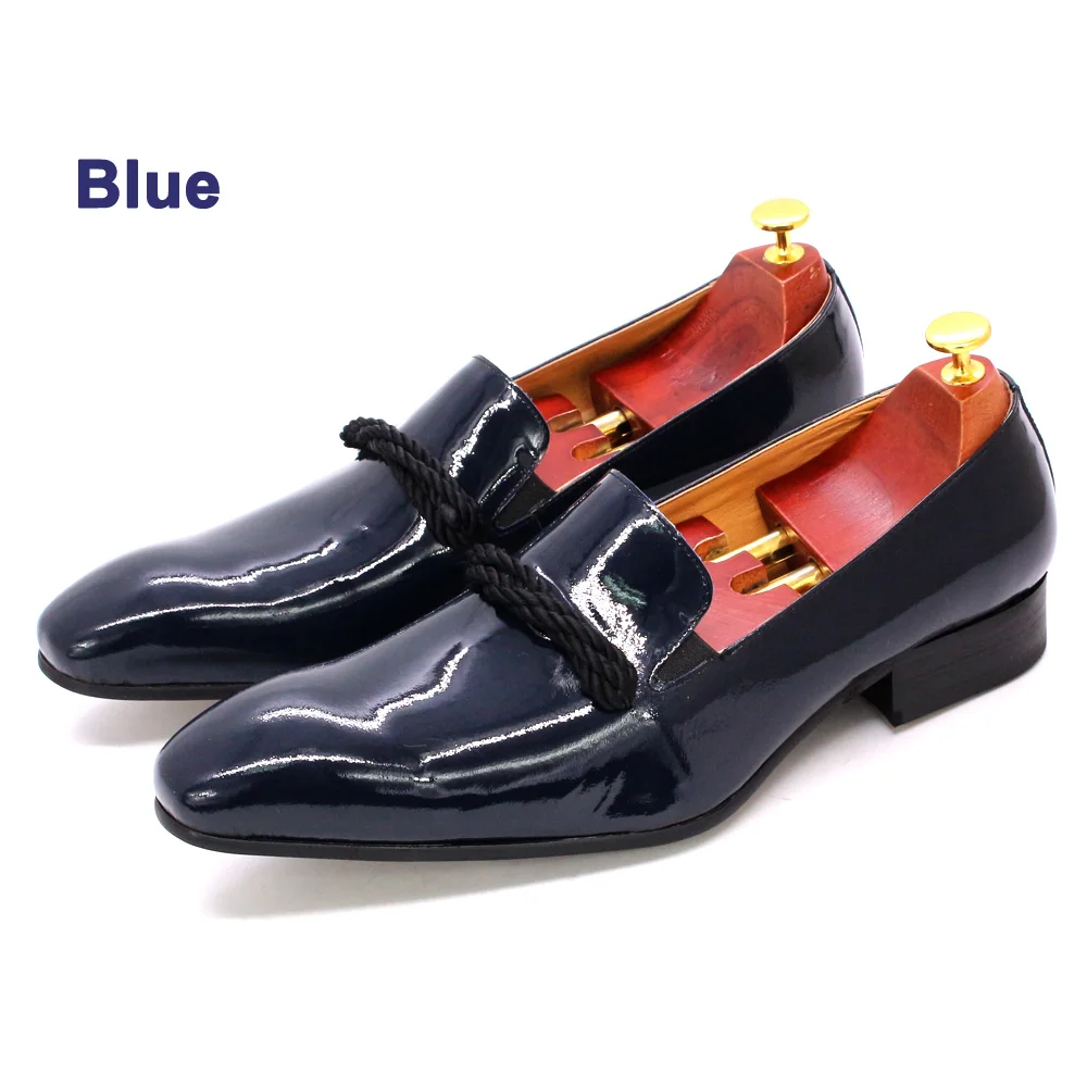Stylish Black Patent Leather Loafer With Strap Men Slip On Driving Shoes Pointed Toe Casual Shoes, Black, red or customize
Stylish Black Patent Leather Loafer With Strap Men Slip On Driving Shoes Pointed Toe Casual Shoes, Black, red or customize