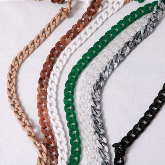1.5cm Fashion Colorful Shoulder Bag Straps Detachable Acrylic Chain Handle Fish Bone Plastic Strap Bags Accessories For Women, As photo
1.5cm Fashion Colorful Shoulder Bag Straps Detachable Acrylic Chain Handle Fish Bone Plastic Strap Bags Accessories For Women, As photo