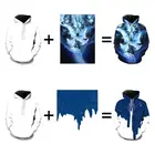 Hoodie OEM Sublimation 3D Printed Streetwear Pullover Oversize Tie Dye Custom Hoodie Men Printing With Logo