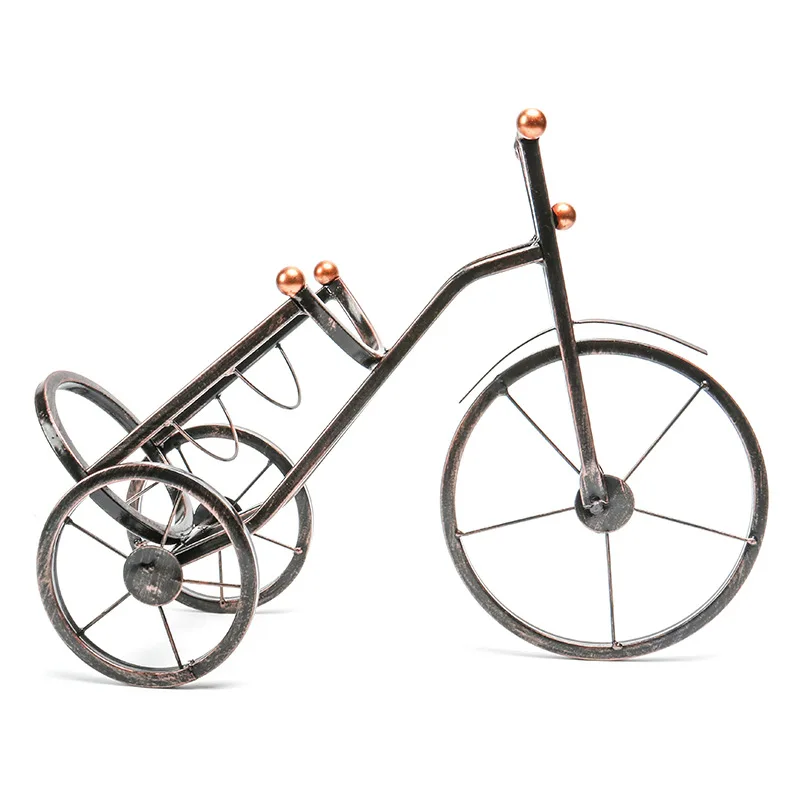 Time Slow Retro Creative Home Wine Cabinet Desktop Countertop Decoration Iron Old fashioned Tricycle Wine Rack
Time Slow Retro Creative Home Wine Cabinet Desktop Countertop Decoration Iron Old fashioned Tricycle Wine Rack