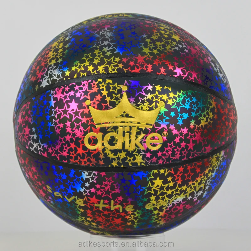 adike baloncesto bolas de basquete basket ball colorful holographic glow in dark basketball, Custom personality color
adike baloncesto bolas de basquete basket ball colorful holographic glow in dark basketball, Custom personality color