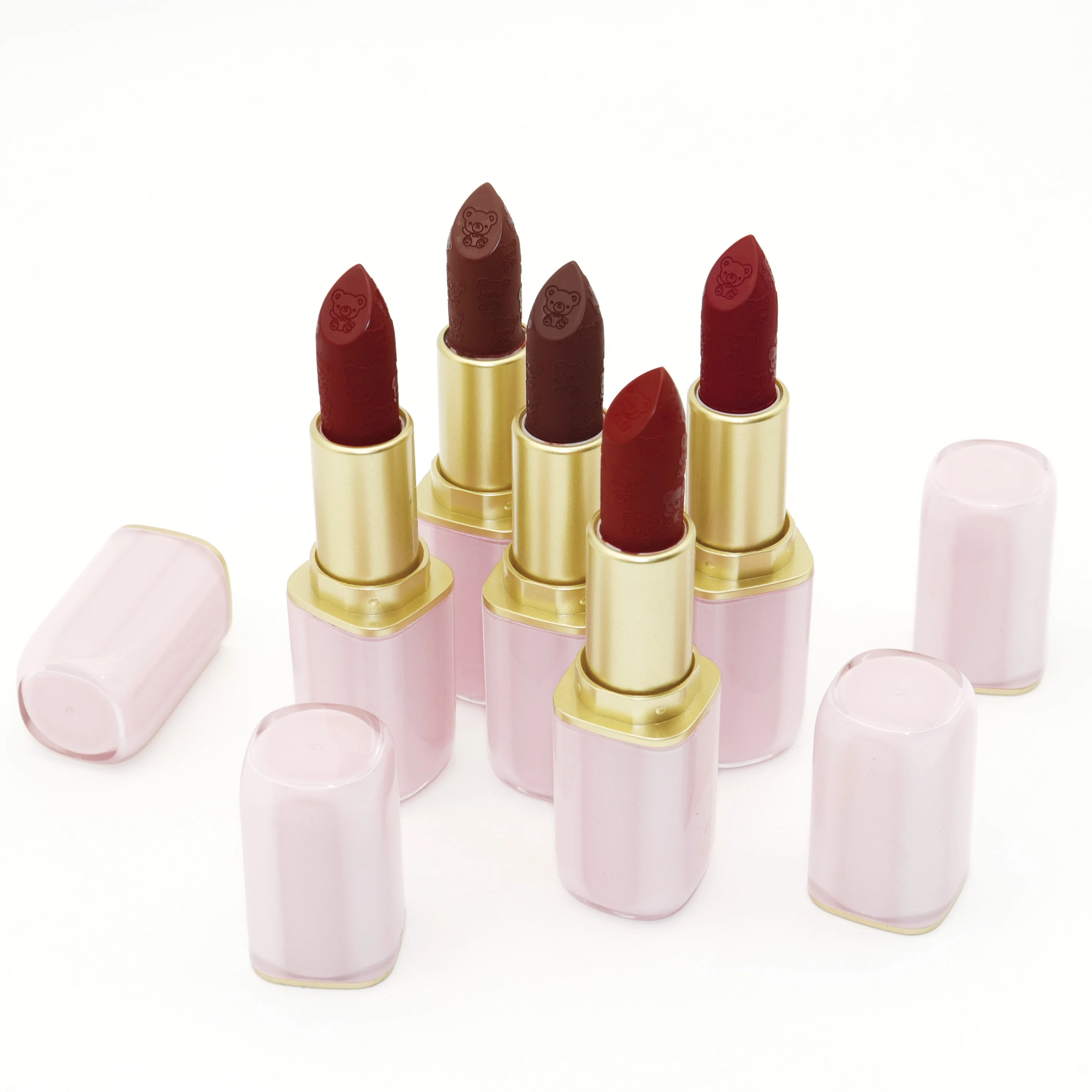 Private Label Vegan Lipstick Long Lasting Makeup Pink Tube Velvet Red Matte Lipstick
Private Label Vegan Lipstick Long Lasting Makeup Pink Tube Velvet Red Matte Lipstick