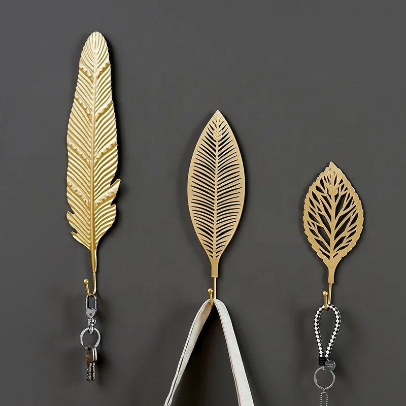 Iron Art Hooks Leaves Shape Free-Hole Wall Hook Golden Coat Rack Key Towel Hanger For Home Decoration, Gold
Iron Art Hooks Leaves Shape Free-Hole Wall Hook Golden Coat Rack Key Towel Hanger For Home Decoration, Gold