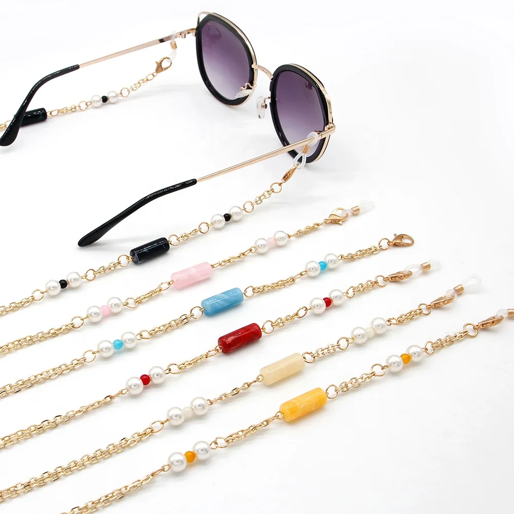 Manufacture Gold Plated Aluminum Eyewear Accessories Link Beads Sunglasses String Face Masking Chain, As shown or customized
Manufacture Gold Plated Aluminum Eyewear Accessories Link Beads Sunglasses String Face Masking Chain, As shown or customized