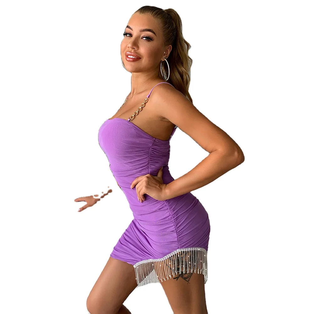 Women clothing sleeveless tassel sequin fashion party sexy modern stain dress girl, Picture shows
Women clothing sleeveless tassel sequin fashion party sexy modern stain dress girl, Picture shows