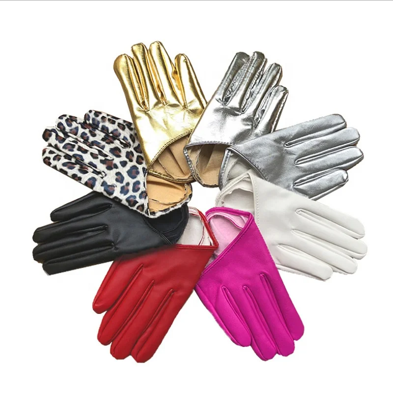 Men Unisex Artificial Leather Full -finger Gloves Theatrical Punk Hip-hop Driving Motorcycle Performance Party Fingerless Mitten, 6 colors available
Men Unisex Artificial Leather Full -finger Gloves Theatrical Punk Hip-hop Driving Motorcycle Performance Party Fingerless Mitten, 6 colors available