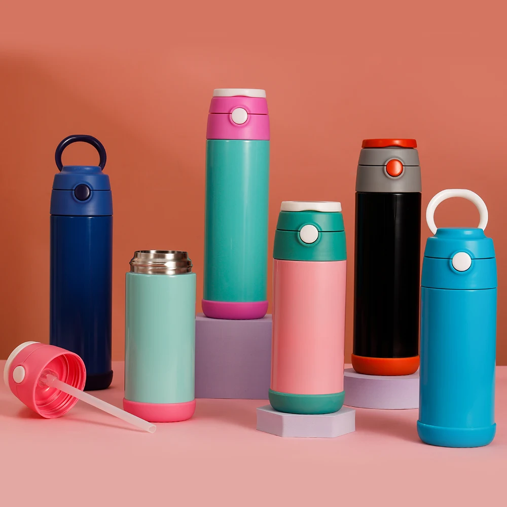 17oz Leak Proof Vacuum Insulated Thermos Double Wall Stainless Steel Kids Water Bottle for Girl, Customized colors acceptable
17oz Leak Proof Vacuum Insulated Thermos Double Wall Stainless Steel Kids Water Bottle for Girl, Customized colors acceptable