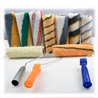 9'' roller refill metal handle cheap pattern paint roller brush with high quality