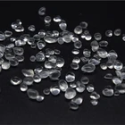 Irregular clear swimming pool glass beads for decorative 2-4mm