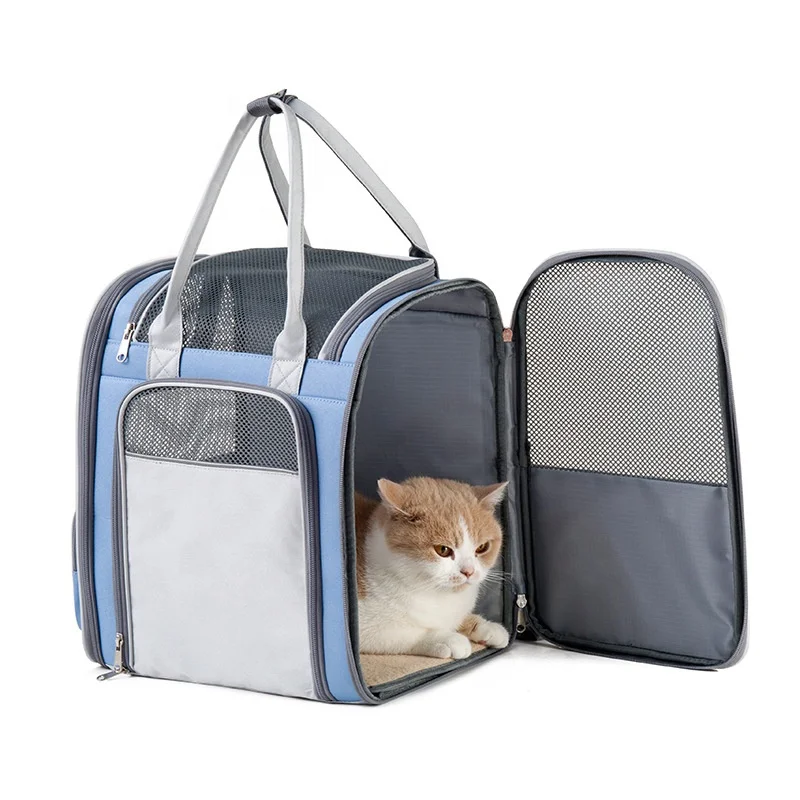 

Dog cat pet portable backpack pet dog cat bag carrier bag carrying outdoor travel guangzhou pet cage