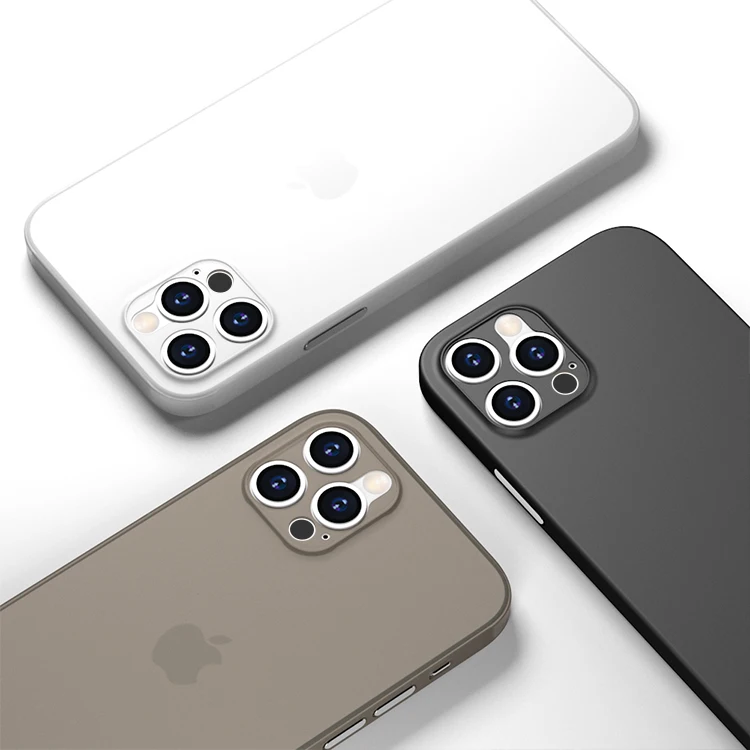 Wholesale 0.35mm thinnest for iPhone12 Pro back cover camera lens protection cell phone cover for iPhone 12 frosted PP case, Frosted clear/gray/navy blue/black/red
Wholesale 0.35mm thinnest for iPhone12 Pro back cover camera lens protection cell phone cover for iPhone 12 frosted PP case, Frosted clear/gray/navy blue/black/red