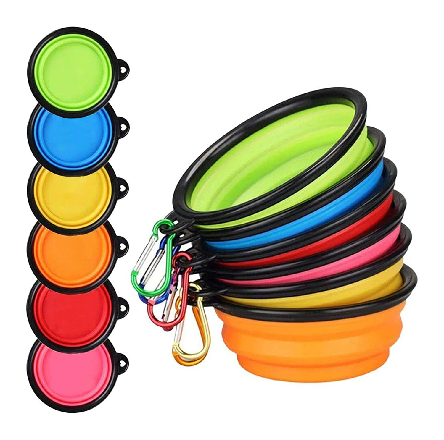 Collapsible Dog Bowl for Travel Pet Bowl Expandable for Cat Dog Water Bowl Dish Feeding, 6 colors
Collapsible Dog Bowl for Travel Pet Bowl Expandable for Cat Dog Water Bowl Dish Feeding, 6 colors