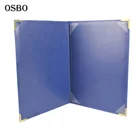 Factory Certificate Folder Leather Diploma Cover With Custom Logo