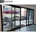 Factory Sales Commercial Aluminium Fireproof Sliding Glass Door design