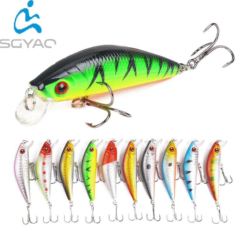 SGYAO Minnow 70mm 7.6g Hard Bait Artificial Fishing Lure Bass Wobbler Tackle, 10 color
SGYAO Minnow 70mm 7.6g Hard Bait Artificial Fishing Lure Bass Wobbler Tackle, 10 color