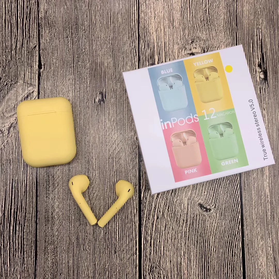 RTS i 12 Inpods 12 Tws New Released Girls Cute Deep Bass Wireless Earbuds - ANKUX.COM