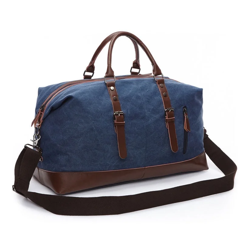 Men Canvas Travel Shoulder Luggage Bags Large Capacity Handbag Business Casual Vintage Leather sports bag
Men Canvas Travel Shoulder Luggage Bags Large Capacity Handbag Business Casual Vintage Leather sports bag
