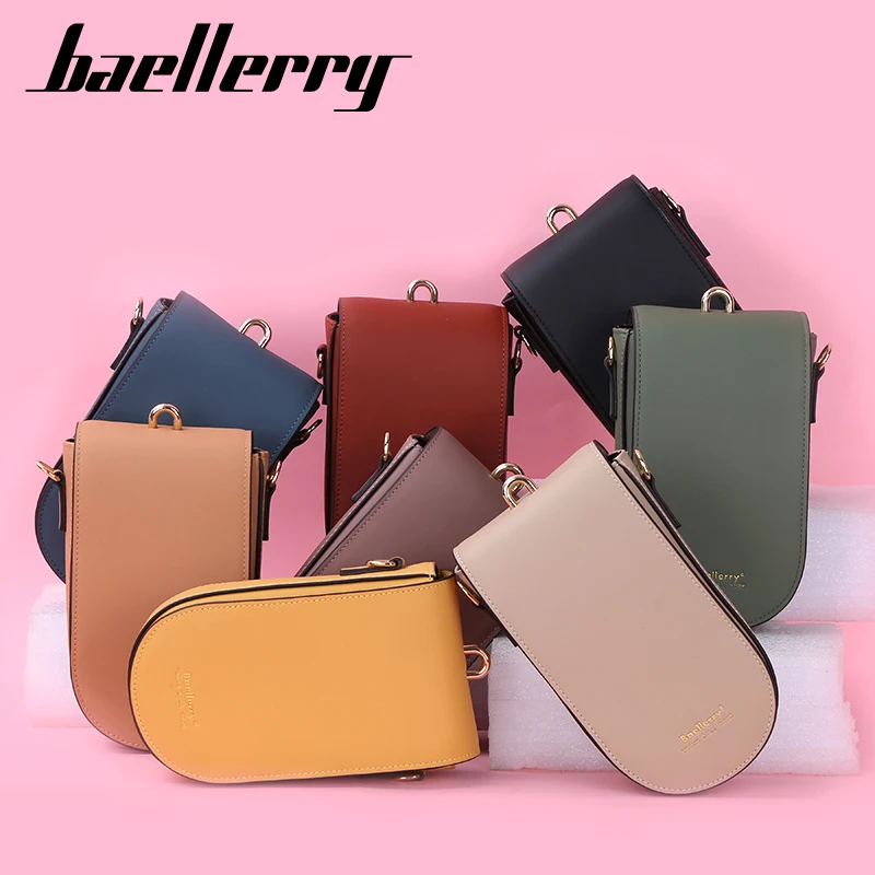 2021 Baellerry Luxury PU leather women wallet crossbody mobile phone case bag wallet phone pouch candy shoulder bag, 9 colors or can customize color 
2021 Baellerry Luxury PU leather women wallet crossbody mobile phone case bag wallet phone pouch candy shoulder bag, 9 colors or can customize color
