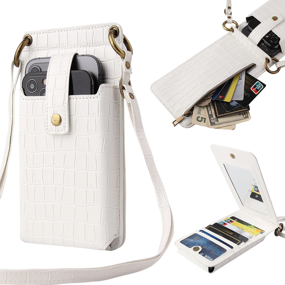 ISO9001 Card holder wallet mobile phone bags women phone case crossbody shoulder phone bag, Customized
ISO9001 Card holder wallet mobile phone bags women phone case crossbody shoulder phone bag, Customized