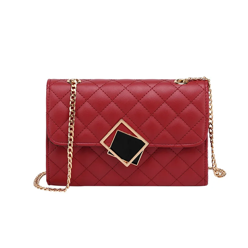 2020 trend chain square fashion shoulder bag ladies Korean style crossbody bag H 
2020 trend chain square fashion shoulder bag ladies Korean style crossbody bag H