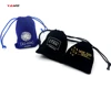 Custom velvet small jewelry bags with your own logo for jewelry/velvet drawstring pouch