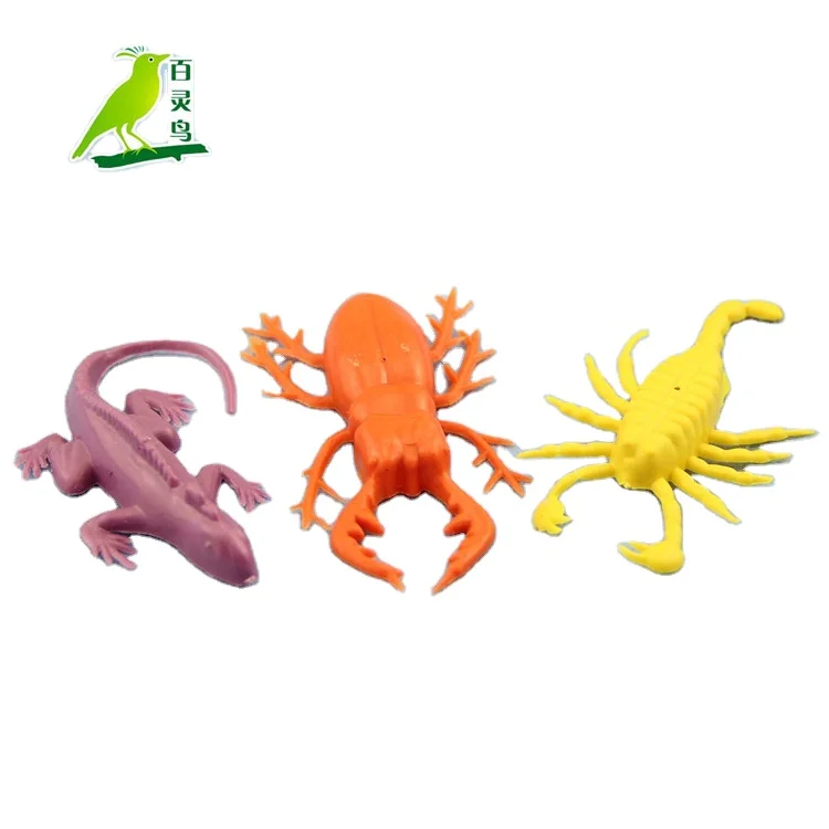 cheap plastic toy animal for kids, toy insect, Lizards, scorpions, beetles toys