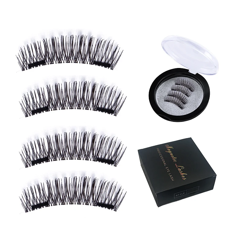 2 magnets eyelash wholesale lash 1 pairs magnetic eyelashes with magnetic liner, Natural black
2 magnets eyelash wholesale lash 1 pairs magnetic eyelashes with magnetic liner, Natural black