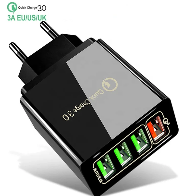 Quick Charger 3.0 QC USB Charger For Iphone Samsung Huawei Fast Charge 4-Port Usb Charger For Xiaomi 10
Quick Charger 3.0 QC USB Charger For Iphone Samsung Huawei Fast Charge 4-Port Usb Charger For Xiaomi 10