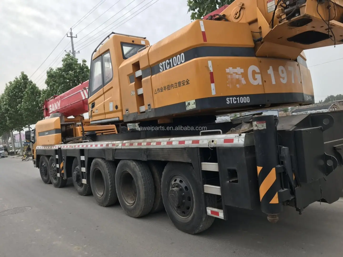 sany 100 ton telescopic crane truck crane stc1000 for sale