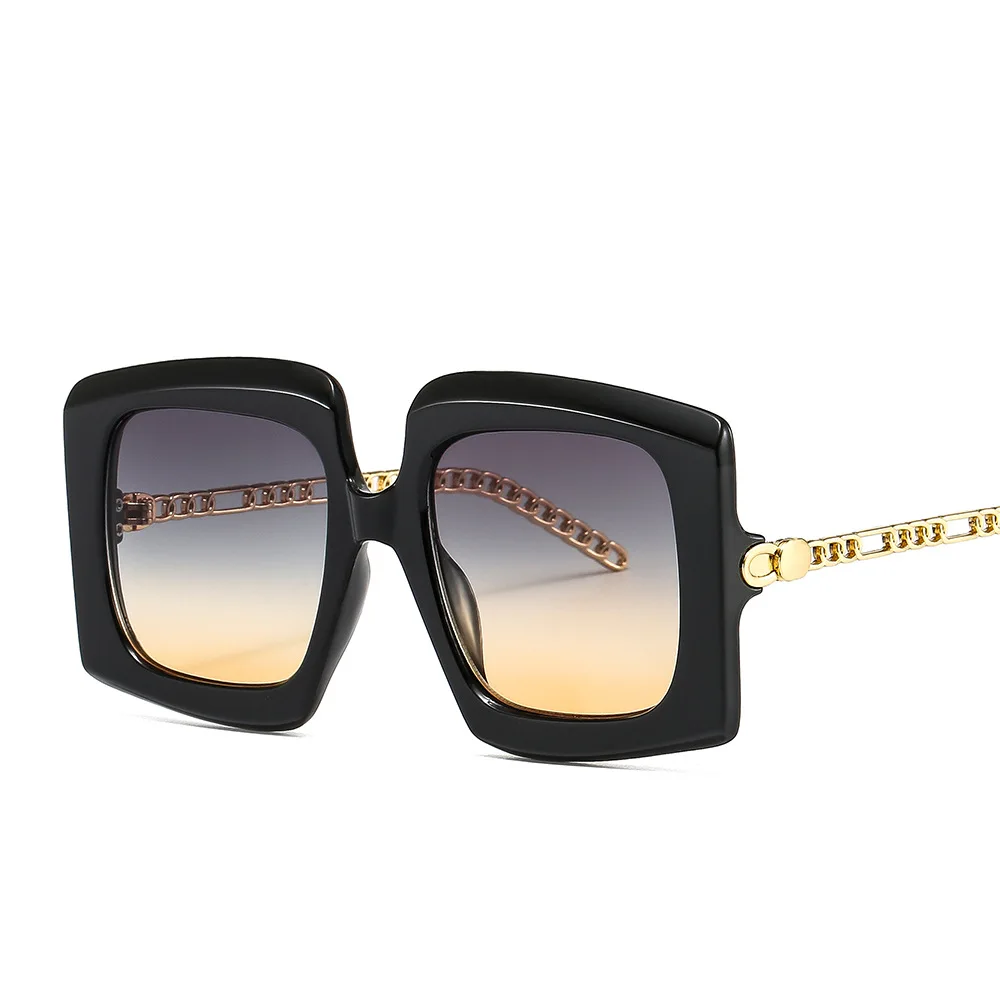 High Fashion Famous Brand Designer Luxury Metal INS Trendy Oversized Square Shades Sunglasses Lentes de sol Gafas de sol
High Fashion Famous Brand Designer Luxury Metal INS Trendy Oversized Square Shades Sunglasses Lentes de sol Gafas de sol