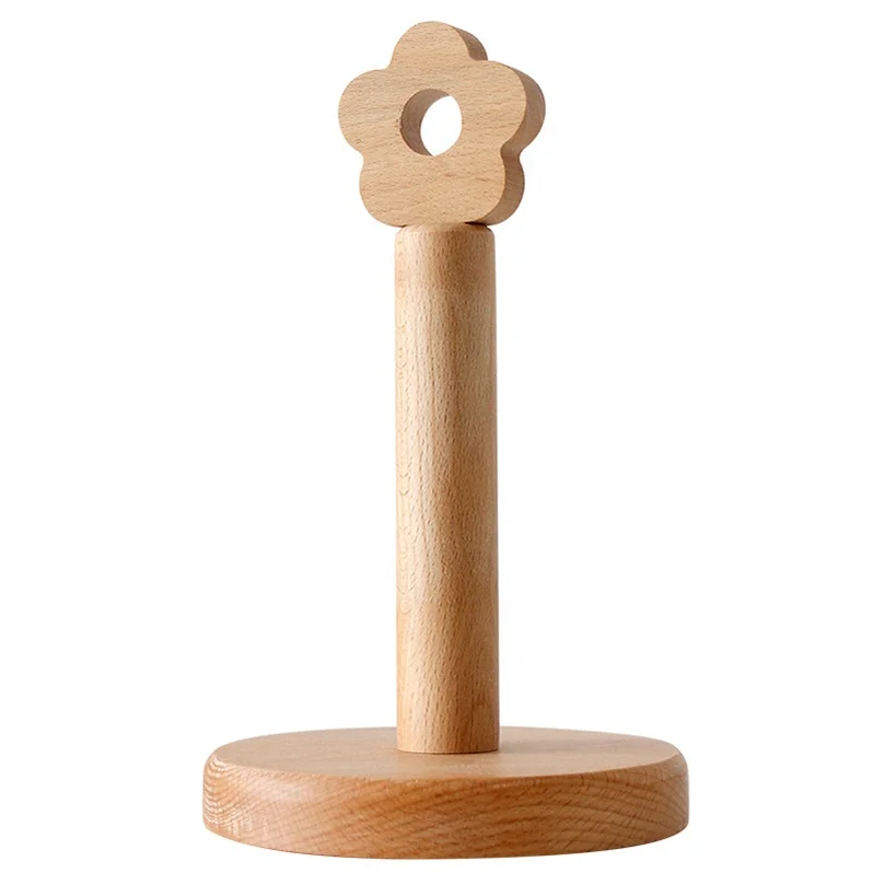 CSL eco-friendly Rack Paper towel Stand creative flower shaped wooden Kitchen Paper towel Holder, Natural
CSL eco-friendly Rack Paper towel Stand creative flower shaped wooden Kitchen Paper towel Holder, Natural