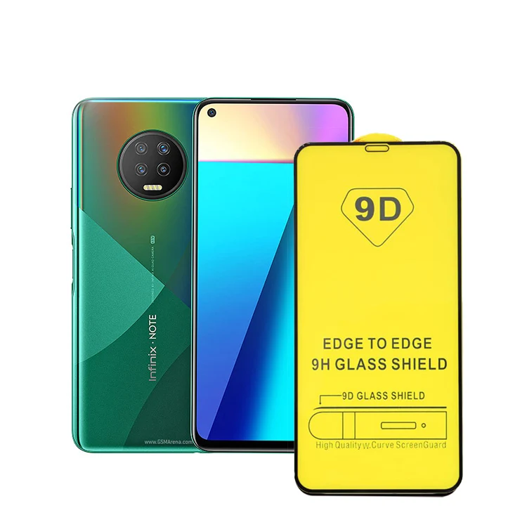 For infinix note 7 high quality 9D Full Glue Mobile Phone Screen Protector, Transparency 99% color
For infinix note 7 high quality 9D Full Glue Mobile Phone Screen Protector, Transparency 99% color
