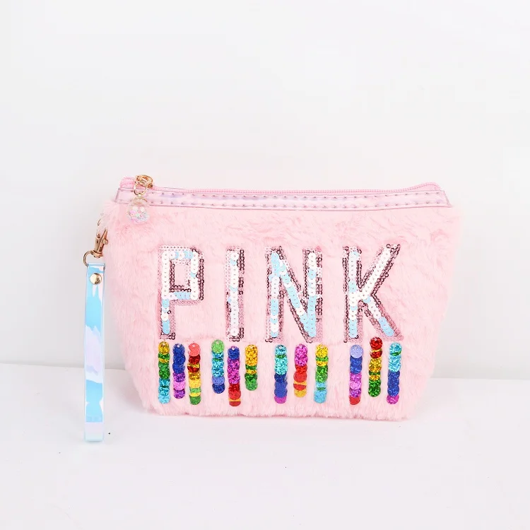 Fashion hot sale cute custom low price pink sequins girls handbags makeup bag ladies plush fur purses women cosmetic bags, Pink zipper,purple zipper,blue zipper,watermelon zipper
Fashion hot sale cute custom low price pink sequins girls handbags makeup bag ladies plush fur purses women cosmetic bags, Pink zipper,purple zipper,blue zipper,watermelon zipper