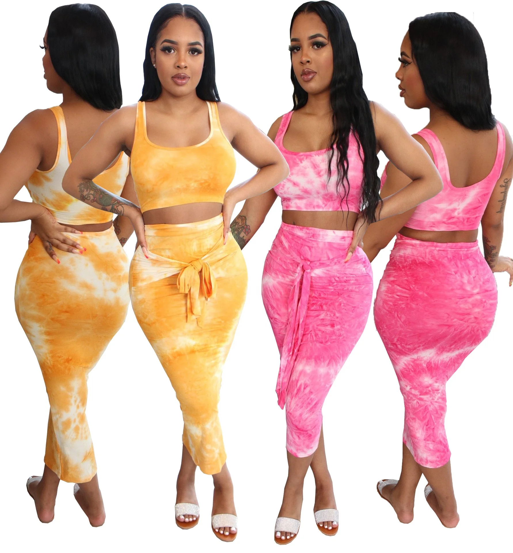 MT94-5147 Women Sexy 2 Piece Set Tie Dye Print Skirt Set Sleeveless Crop Top and Long Pencil Skirt Lace Up Wrap Elegant Party C
MT94-5147 Women Sexy 2 Piece Set Tie Dye Print Skirt Set Sleeveless Crop Top and Long Pencil Skirt Lace Up Wrap Elegant Party C