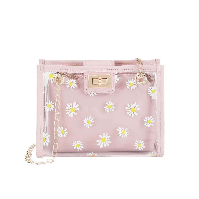 Designer Ladies Bag Women Handbags 2 Pieces Sets Clear Transparent Sling Chain Shoulder Tote Bags 2021 PVC Mini Jelly Purse, Black,pink,red,white,yellow
Designer Ladies Bag Women Handbags 2 Pieces Sets Clear Transparent Sling Chain Shoulder Tote Bags 2021 PVC Mini Jelly Purse, Black,pink,red,white,yellow