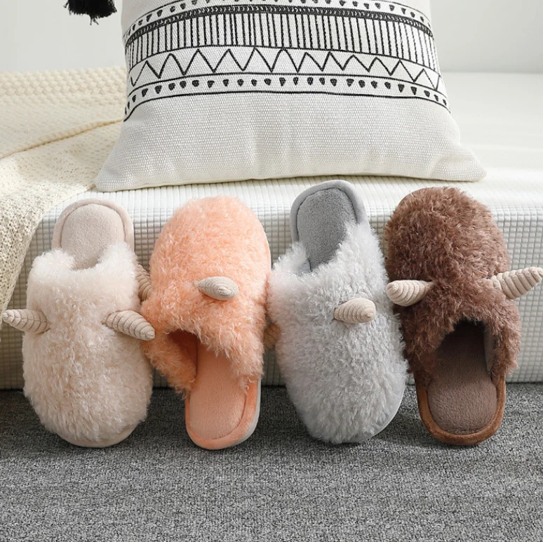 Cotton slippers women winter indoor warm and comfortable couple plush cute home slippers, Customized color
Cotton slippers women winter indoor warm and comfortable couple plush cute home slippers, Customized color