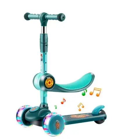 Children 3 Wheel Kick Sit Down Scooter With Lights Bike For Kids Ages 2-5 Little Kid Scooter, Customized
Children 3 Wheel Kick Sit Down Scooter With Lights Bike For Kids Ages 2-5 Little Kid Scooter, Customized
