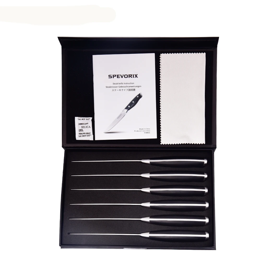 Promotional Items 7cr17mov 5 Inch Steak Knives Set Stainless Steel Steak Knife for Restaurant Home
Promotional Items 7cr17mov 5 Inch Steak Knives Set Stainless Steel Steak Knife for Restaurant Home