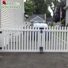 showtecvh UV Resistant portable pvc plastic portable garden picket fence
