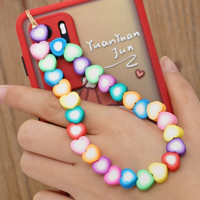Wholesale Girly Handmade Multi colored Beads smiley star heart love rabbit airplane charms Phone Chain
Wholesale Girly Handmade Multi colored Beads smiley star heart love rabbit airplane charms Phone Chain