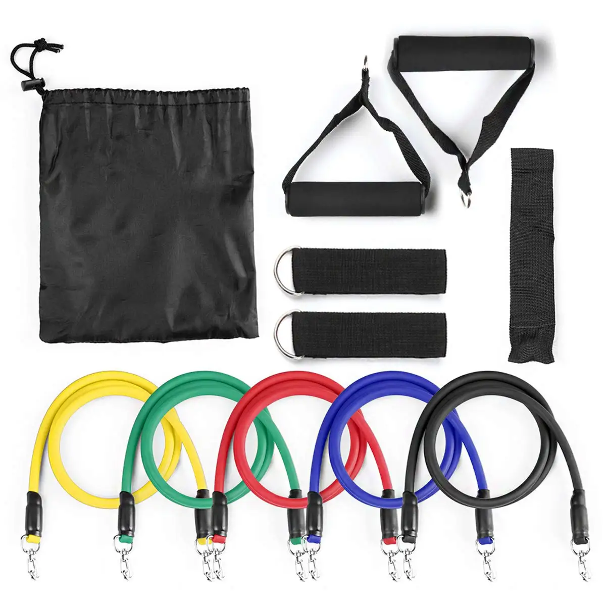 Home Gym Equipment 100lb Fitness Resistance Bands Set Workout Elastic Bands Body Rope Pull up Exercise Muscle Training
Home Gym Equipment 100lb Fitness Resistance Bands Set Workout Elastic Bands Body Rope Pull up Exercise Muscle Training