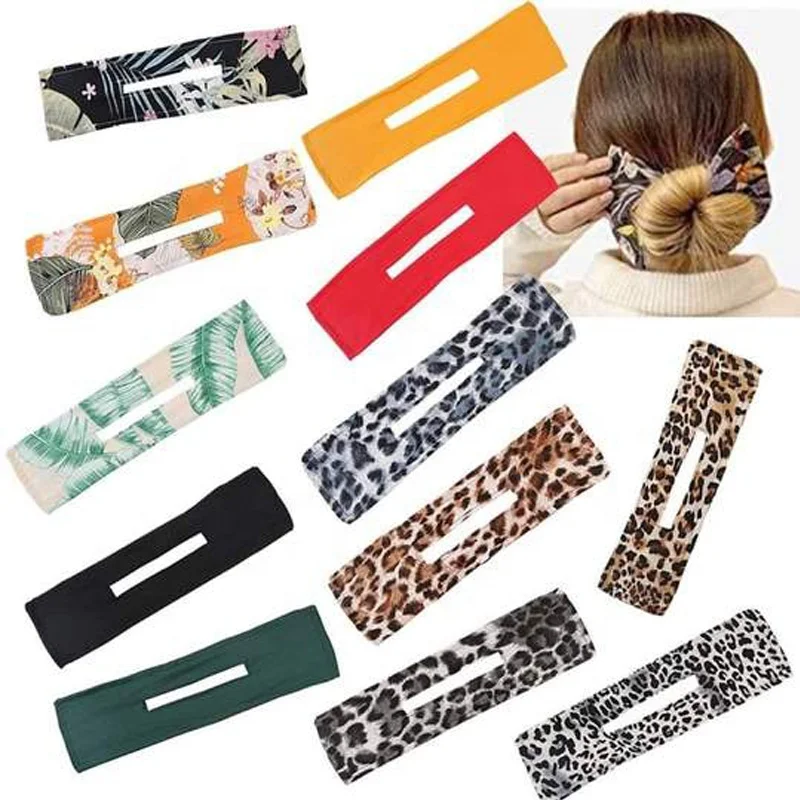 Fashion Flexible Classy Multicolor Cloth Magic Clip Elastic Band Fabric Deft Bun Hair Bun Maker, Shown
Fashion Flexible Classy Multicolor Cloth Magic Clip Elastic Band Fabric Deft Bun Hair Bun Maker, Shown