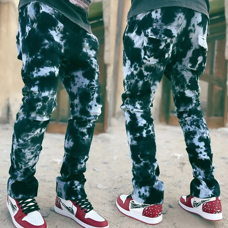 KX-8863 Street fashion custom plus size jean trousers stylish tie dye stacked denim pants skinny jeans men
KX-8863 Street fashion custom plus size jean trousers stylish tie dye stacked denim pants skinny jeans men