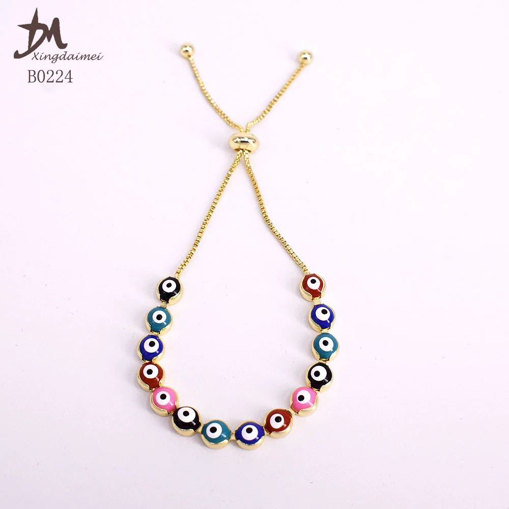 B0224 Mixed style Wholesale latest design fashion high quality 18K gold plated Mixed Colors eye bracelet, 18k real gold gold plated
B0224 Mixed style Wholesale latest design fashion high quality 18K gold plated Mixed Colors eye bracelet, 18k real gold gold plated