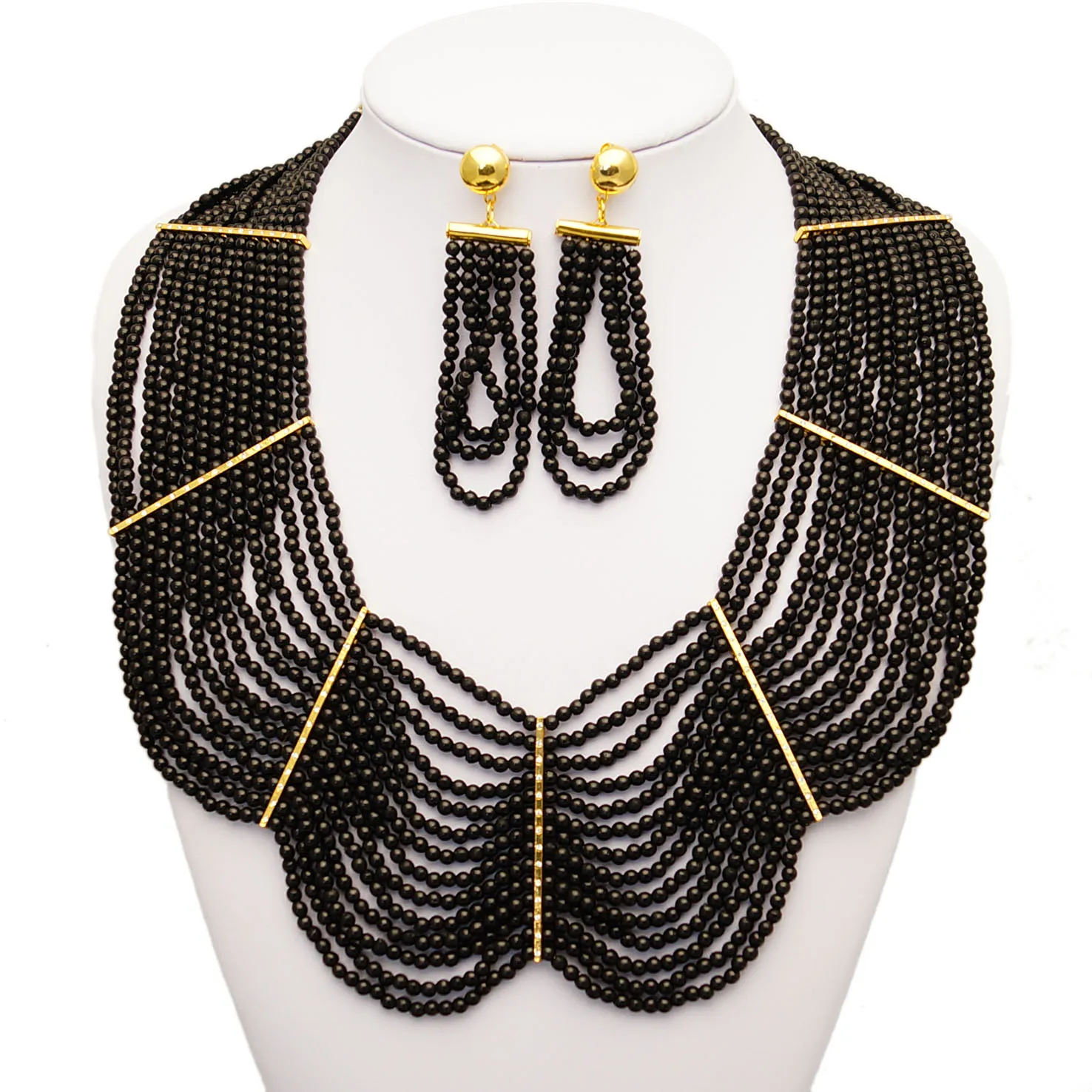 Yulaili High Quality Bollywood Wedding Bridal Jewelry Set Exquisite New Style FashionTwo-piece Necklace And Earrings Jewelry Set
Yulaili High Quality Bollywood Wedding Bridal Jewelry Set Exquisite New Style FashionTwo-piece Necklace And Earrings Jewelry Set