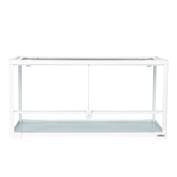 OIIBO SK804040 Full Glass Small Animal Terrarium with HD Automotive Float Glass and Top Ventilation Cover, White
OIIBO SK804040 Full Glass Small Animal Terrarium with HD Automotive Float Glass and Top Ventilation Cover, White