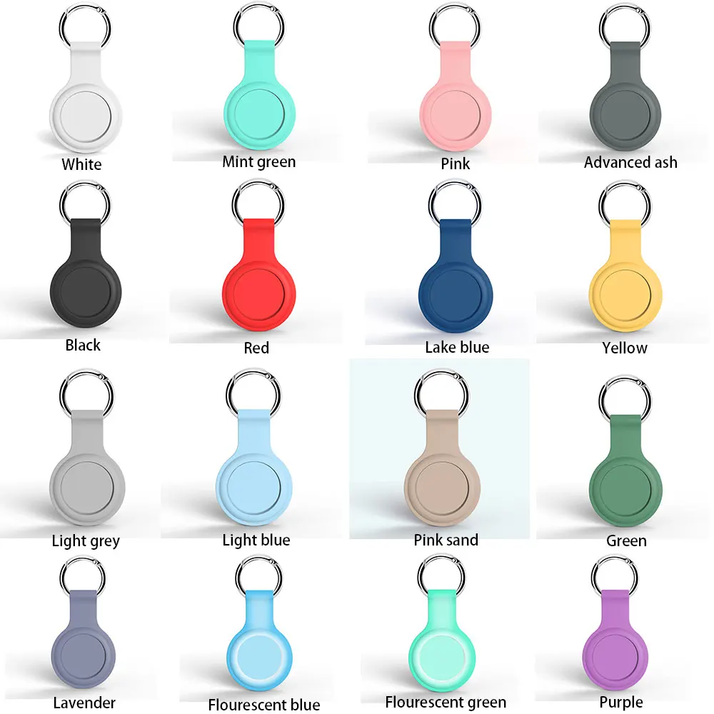 GPS Tracker Silicone Case Cover for Air Tag,Keychain Key Ring Clip Holder for Apple Airtags, Multi colors
GPS Tracker Silicone Case Cover for Air Tag,Keychain Key Ring Clip Holder for Apple Airtags, Multi colors