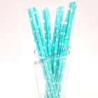 100% Compostable Paper Straw Degradable Drinking U Shape bendable bending Paper Straw for Beverage