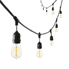 Holiday String Lights Customized E26 E27 Outdoor edison led Christmas string lights with bulb