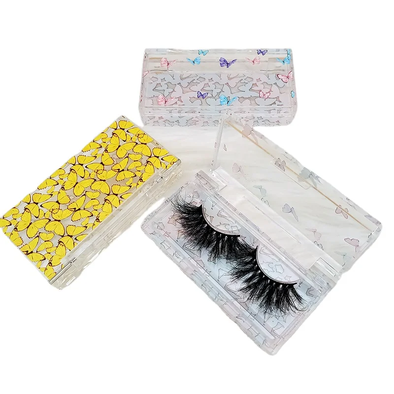 Princess private label 25mm Eyelashes clear plastic acrylic lash package box butterfly case
Princess private label 25mm Eyelashes clear plastic acrylic lash package box butterfly case